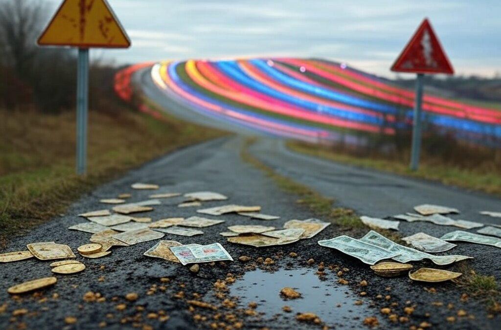 Routes en ruine : les maires tirent la sonnette d’alarme