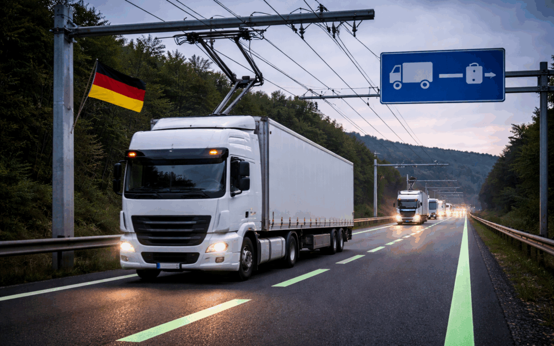 Autoroutes électriques : des camions à caténaire testés en Allemagne