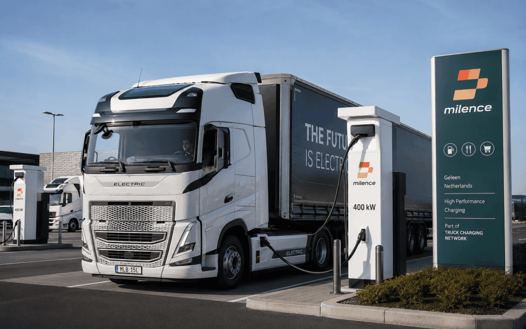 Europe — Milence accélère le réseau de recharge pour camions électriques