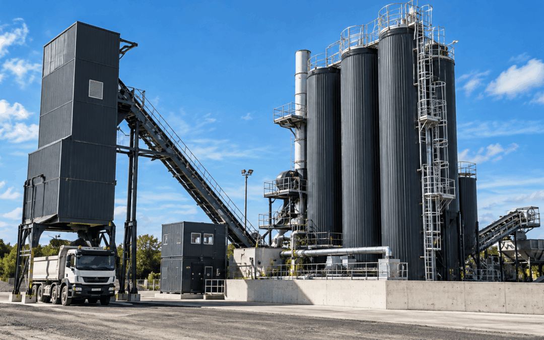 Une centrale d’enrobage capable d’intégrer 50 % de matériaux recyclés